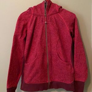 Women's Red Zip-Up Hoodie